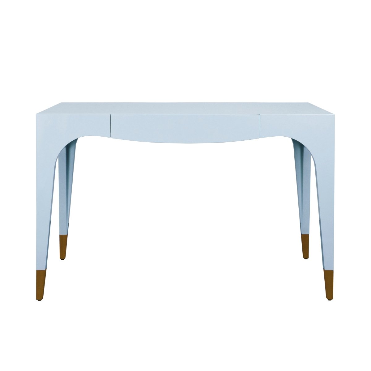 Worlds Away Mandi Light Blue Desk | Luxury Home Office at Fig Linens and Home 1