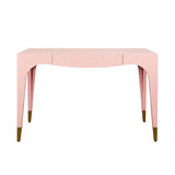 Worlds Away Mandi Pink Desk | Luxury Home Office at Fig Linens and Home 1