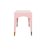 Worlds Away Mandi Pink Desk | Luxury Home Office at Fig Linens and Home 4