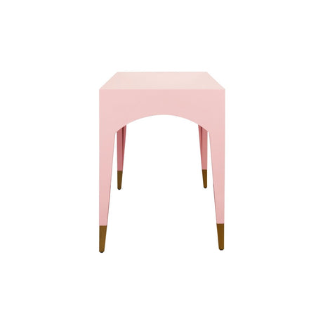 Worlds Away Mandi Pink Desk | Luxury Home Office at Fig Linens and Home 4