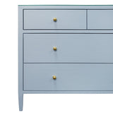 Worlds Away Michelle Light Blue Dresser at Fig Linens and Home - Detail View