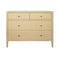 Michelle Natural Grasscloth Cabinet | Worlds Away 4-Drawer Dresser at Fig Linens and Home 2