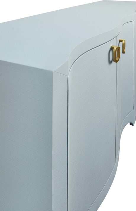 Worlds Away Miffy Light Blue Buffet Cabinet at Fig Linens and Home - View 4