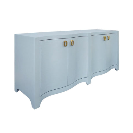 Worlds Away Miffy Light Blue Buffet Cabinet at Fig Linens and Home - View 3