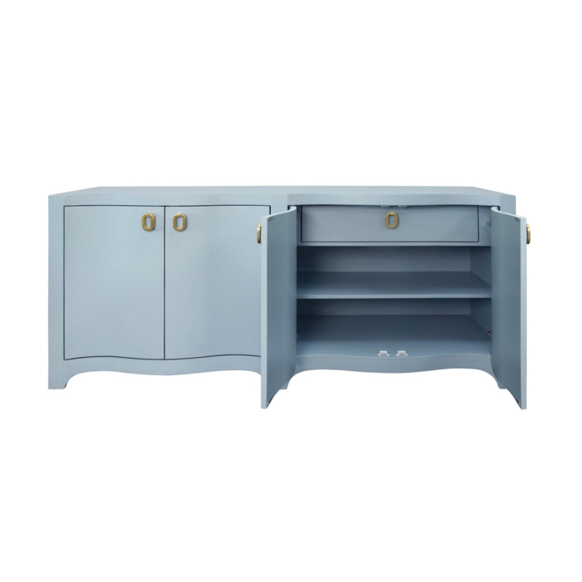 Worlds Away Miffy Light Blue Buffet Cabinet at Fig Linens and Home - View 2