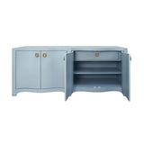 Worlds Away Miffy Light Blue Buffet Cabinet at Fig Linens and Home - View 2