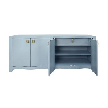 Worlds Away Miffy Light Blue Buffet Cabinet at Fig Linens and Home - View 2