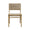 Monroe Rattan Wrapped Dining Chair in Matte Cerused Oak by Worlds Away 19.75"W x 23"D x 34.5"H Cerused Oak at FIG LINENS AND HOME 1