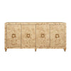 Mulligan Burlwood Buffet Console | Worlds Away Cabinet at Fig Linens and Home - Front View