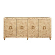 Mulligan Burlwood Buffet Console | Worlds Away Cabinet at Fig Linens and Home - Front View