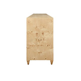 Mulligan Burlwood Buffet Console | Worlds Away Cabinet at Fig Linens and Home - Side View