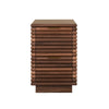 Nayla Walnut Side Table by Worlds Away 29.25"H x 20"W x 18D" Walnut at FIG LINENS AND HOME 1