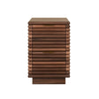 Nayla Walnut Side Table by Worlds Away 29.25"H x 20"W x 18D" Walnut at FIG LINENS AND HOME 1