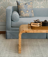 Newbury Light Burlwood Waterfall Coffee Table by Worlds Away - Lifestyle at Fig Linens and Home