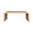 Worlds Away Newbury Natural Grasscloth Waterfall Coffee Table at Fig Linens and Home - Front or Back