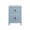 Novalie Light Blue Side Table by Worlds Away at Fig Linens and Home - Front View of Night Stand