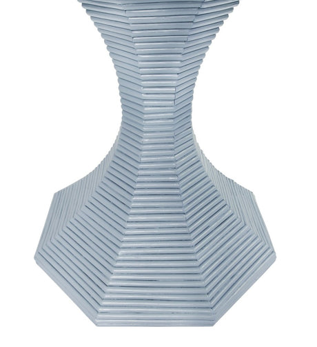 Octavia Light Blue Large Occasional Table by Worlds Away 29.5" H x 36" DIA Light Blue at FIG LINENS AND HOME 7