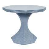 Octavia Light Blue Large Occasional Table by Worlds Away 29.5" H x 36" DIA Light Blue at FIG LINENS AND HOME 1