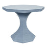 Octavia Light Blue Large Occasional Table by Worlds Away 29.5" H x 36" DIA Light Blue at FIG LINENS AND HOME 1