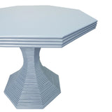Octavia Light Blue Large Occasional Table by Worlds Away 29.5" H x 36" DIA Light Blue at FIG LINENS AND HOME 5