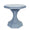 Octavia Light Blue Small Rattan Reeded Table by Worlds Away 23.5" H x 24.25" DIA Light Blue at FIG LINENS AND HOME 2