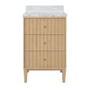 Worlds Away Odin Cerused Oak 24" Small Bath Vanity at Fig Linens and Home - Front of Vanity View