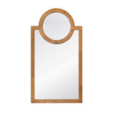 Orlando Rattan Wall Mirror by Worlds Away at Fig Linens and Home 1