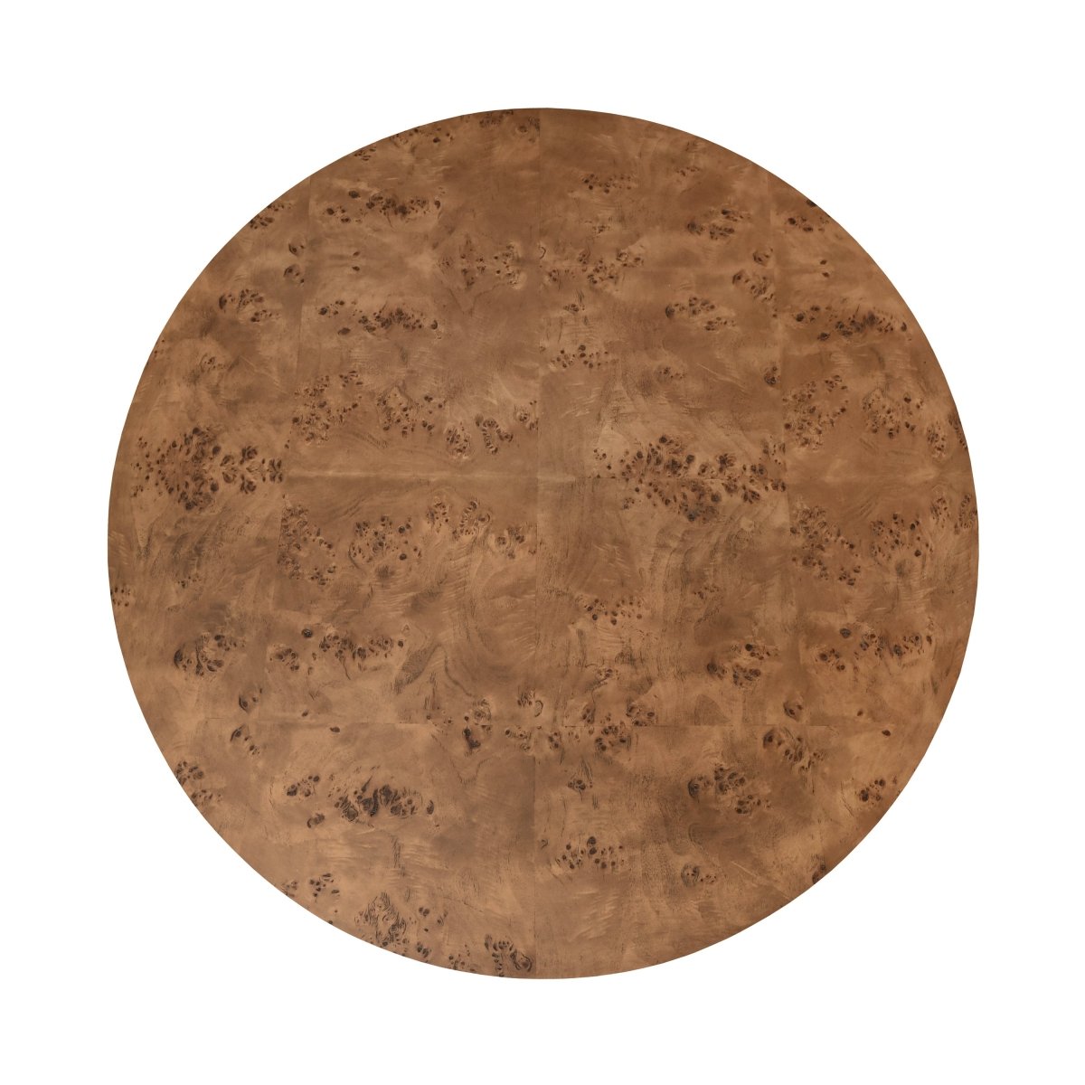 Oslo Dark Burlwood Coffee Table by Worlds Away | Round Coffee Table at Fig Linens and Home 3