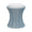 Worlds Away Paisley Light Blue Rattan Stool at Fig Linens and Home - Front