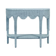 Worlds Away Paloma Light Blue Console Table at Fig Linens and Home - Front