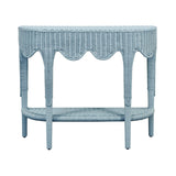 Worlds Away Paloma Light Blue Console Table at Fig Linens and Home - Front
