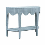 Worlds Away Paloma Light Blue Console Table at Fig Linens and Home - Angle