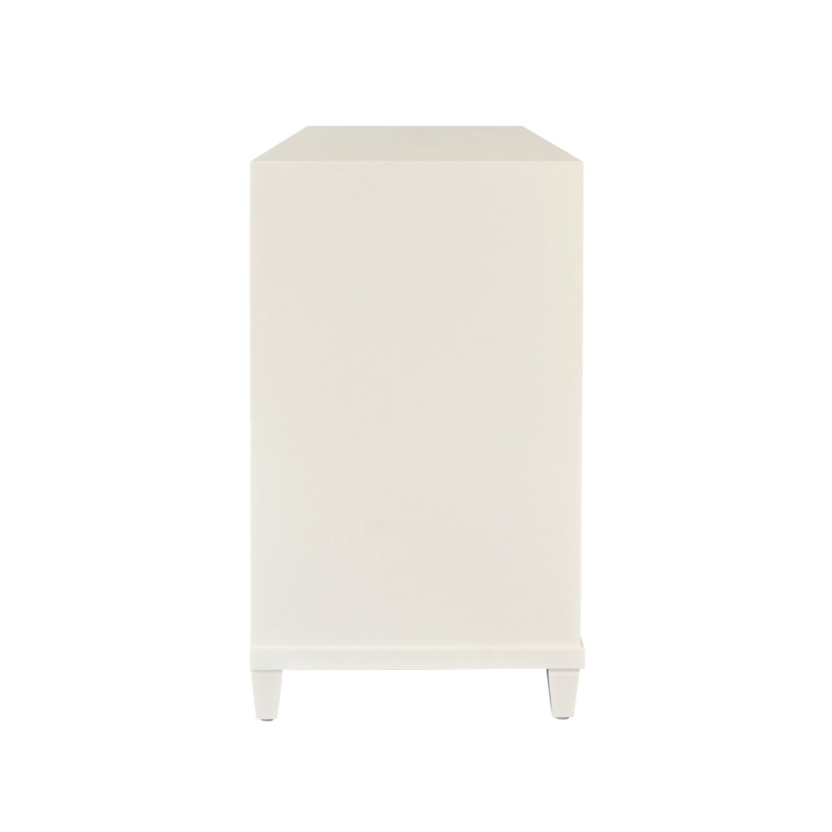 Dresser Side View - Pascal Antique White Dresser by Worlds Away at Fig Linens and Home