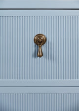 Pascal Light Blue Dresser by Worlds Away | Storage Cabinets at Fig Linens and Home - Hardware Detail
