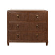Worlds Away Provincial Brown Oak Dresser | 4-Drawer Dresser at Fig Linens and Home