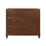 Worlds Away Provincial Brown Oak Dresser | 4-Drawer Dresser at Fig Linens and Home
