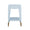 Patti Light Blue Side Table by Worlds Away at Fig Linens and Home - Front View 1
