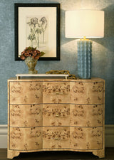 Plymouth Burl Wood Drawer Chest by Worlds Away at Fig Linens and Home - Lifestyle 4