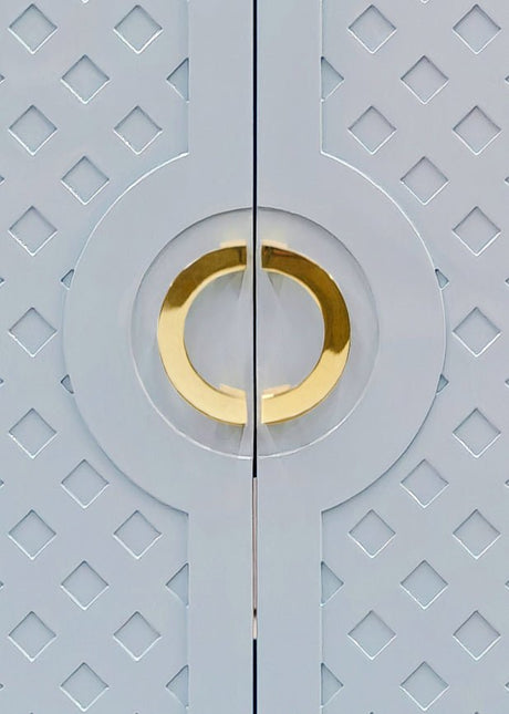 Worlds Away Poppy Light Blue Cabinet at Fig Linens and Home for Dorm, Guest Suite or Home Theatre 5