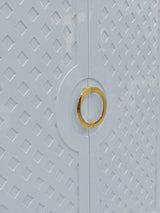 Worlds Away Poppy Light Blue Cabinet at Fig Linens and Home for Dorm, Guest Suite or Home Theatre 4