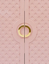 Poppy Pink Cabinet by Worlds Away at Fig Linens and Home | Dorm Room or Guest Suite Furniture 4