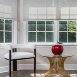 Powell Round Gold Coffee Table 30" Diameter by Worlds Away - LIfestyle Image