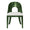 Worlds Away Rafferty Emerald Burl Wood Chair at Fig Linens and Home - Front