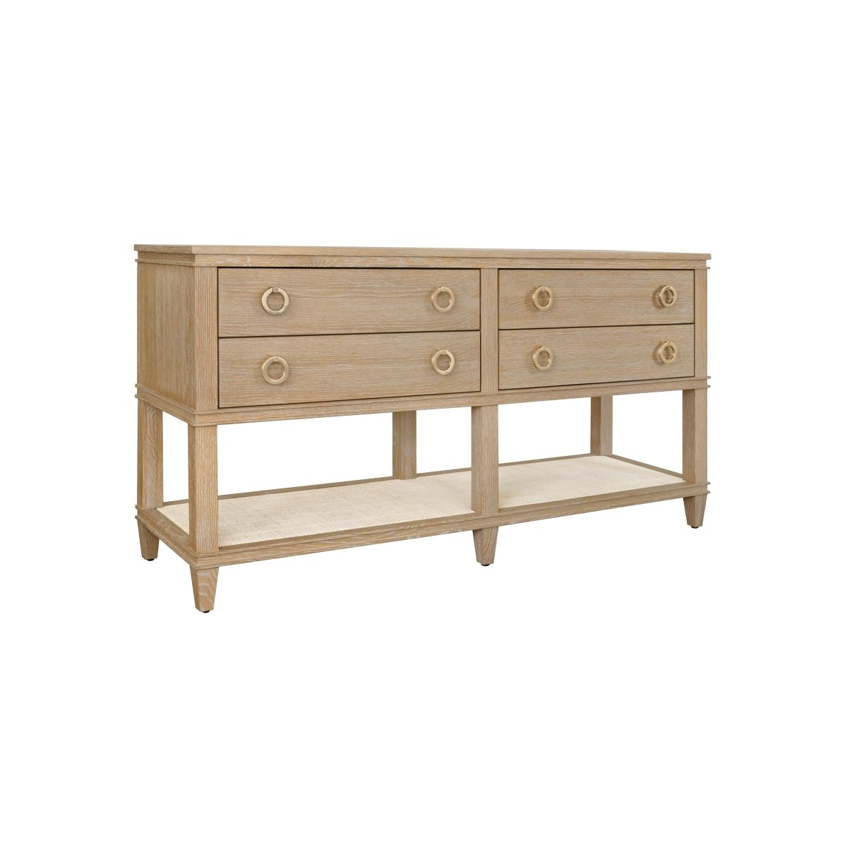 Richmond Cerused Oak Console Table | Worlds Away Furniture at Fig Linens and Home 3