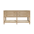 Richmond Cerused Oak Console Table | Worlds Away Furniture at Fig Linens and Home 1