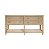Richmond Cerused Oak Console Table | Worlds Away Furniture at Fig Linens and Home 1