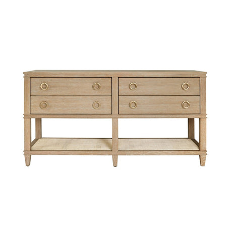 Richmond Cerused Oak Console Table | Worlds Away Furniture at Fig Linens and Home 1