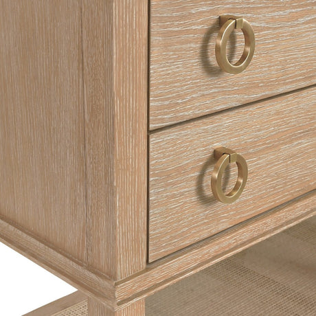Richmond Cerused Oak Console Table | Worlds Away Furniture at Fig Linens and Home 5