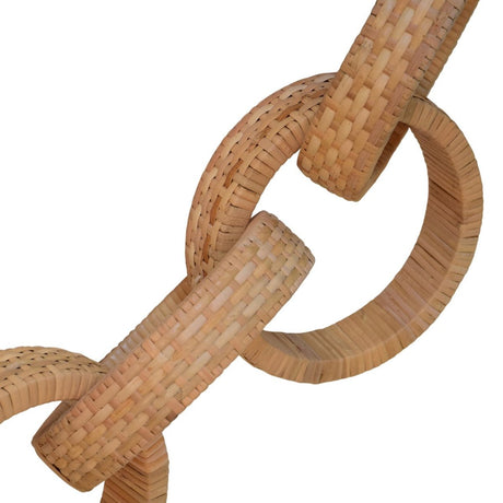 Ringlo Rattan Decorative Links by Worlds Away at Fig Linens and Home | Chain Decor 5