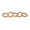Ringlo Rattan Decorative Links by Worlds Away at Fig Linens and Home | Chain Decor 1